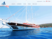 Tablet Screenshot of holidayyachts.com